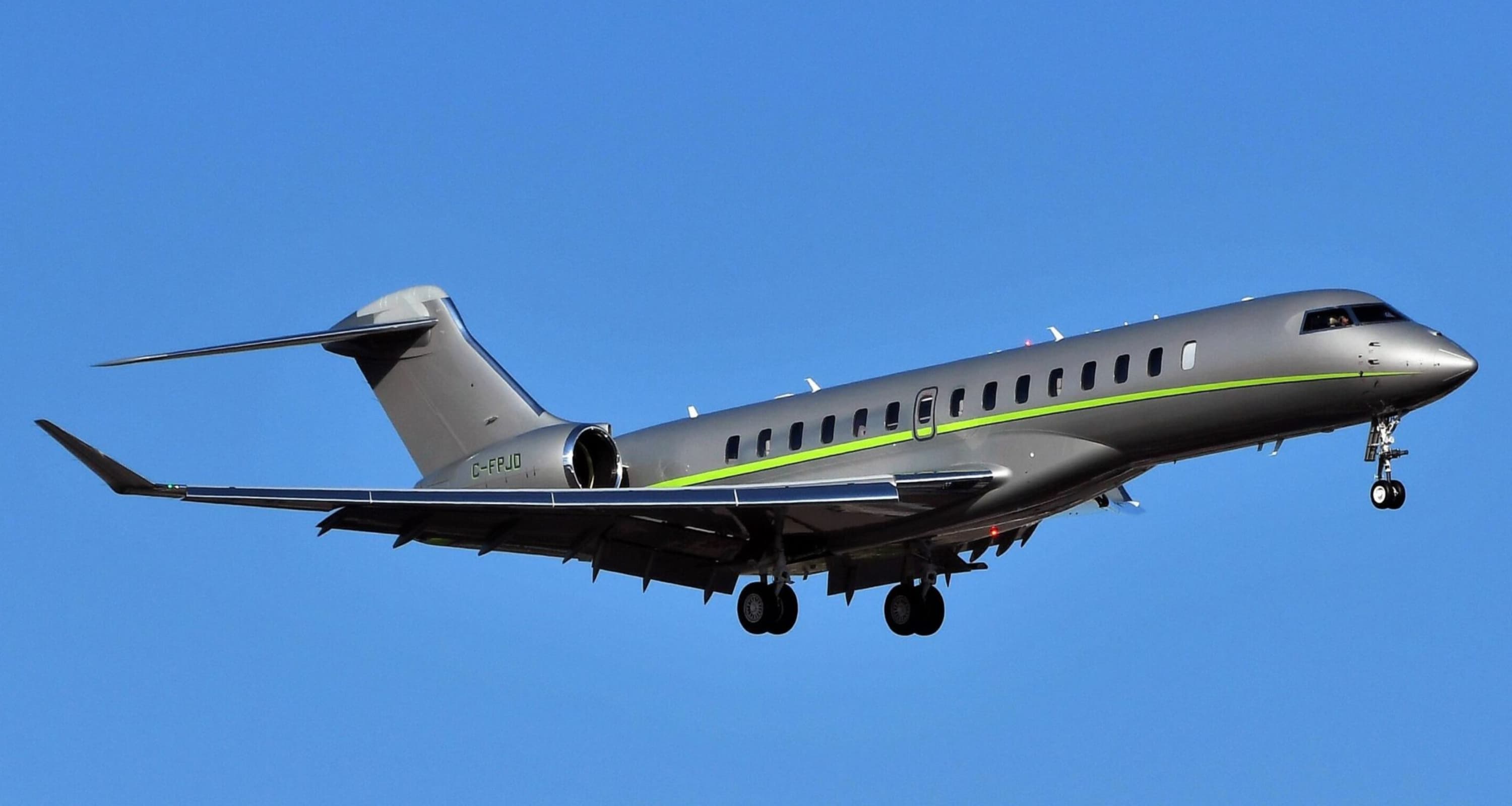 Bombardier flagship aircraft